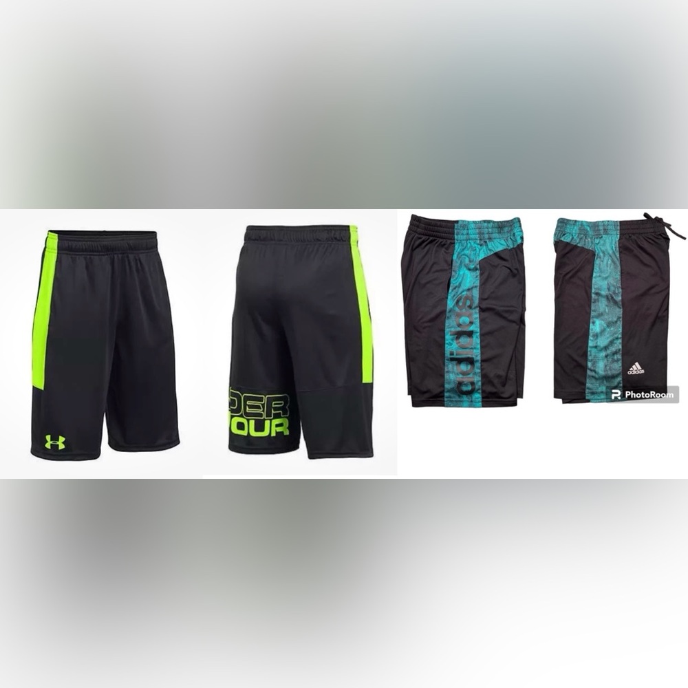 ⚡️Flash Sale⚡️BUNDLE Adidas & UA Youth Large Athletic Shorts 2pc